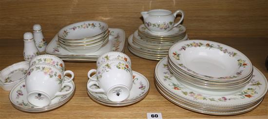 A Wedgwood Mirabelle part dinner service